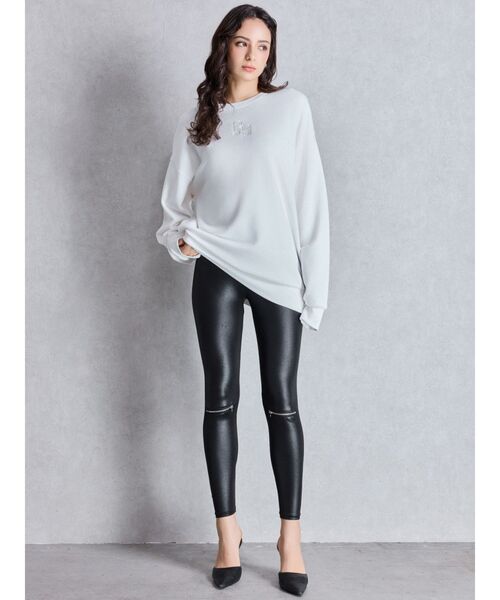 GYDA（ジェイダ）の「グレーはWEB限定カラー！GG BACK bijouプルオーバー（パーカー・レディース・オフホワイト/グレー/ブラック/ピンク・FREE）」の16枚目の写真