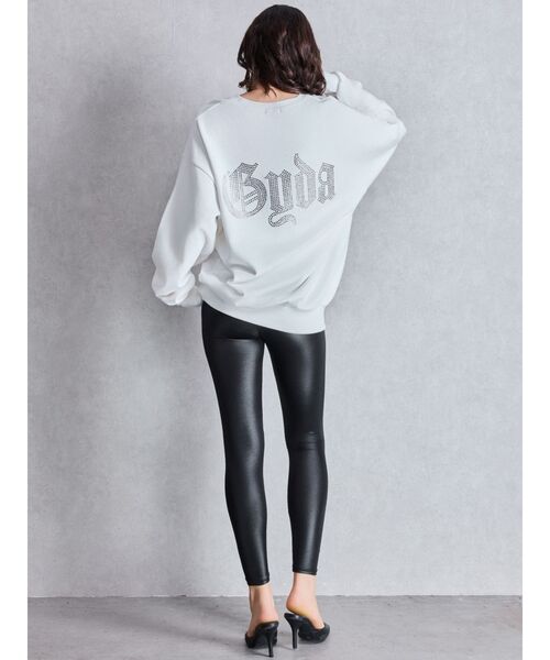 GYDA（ジェイダ）の「グレーはWEB限定カラー！GG BACK bijouプルオーバー（パーカー・レディース・オフホワイト/グレー/ブラック/ピンク・FREE）」の17枚目の写真