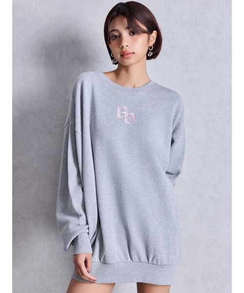 GYDA（ジェイダ）の「グレーはWEB限定カラー！GG BACK bijouプルオーバー（パーカー・レディース・オフホワイト/グレー/ブラック/ピンク・FREE）」の12枚目の写真