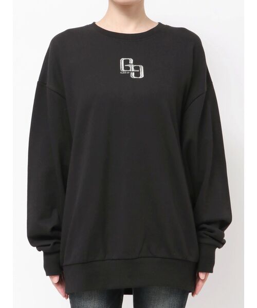 GYDA（ジェイダ）の「グレーはWEB限定カラー！GG BACK bijouプルオーバー（パーカー・レディース・オフホワイト/グレー/ブラック/ピンク・FREE）」の15枚目の写真