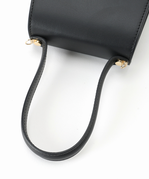 La TOTALITE(ラトータリテ)の「MILOS/ミロス ビット付きミニバッグ(ショルダーバッグ・レディース・ボルドー/ブラック・FREE)」の22枚目の写真