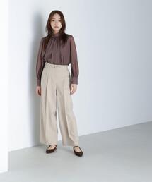 NATURAL BEAUTY BASIC | ◇ビットベルトワイドパンツ(その他パンツ)