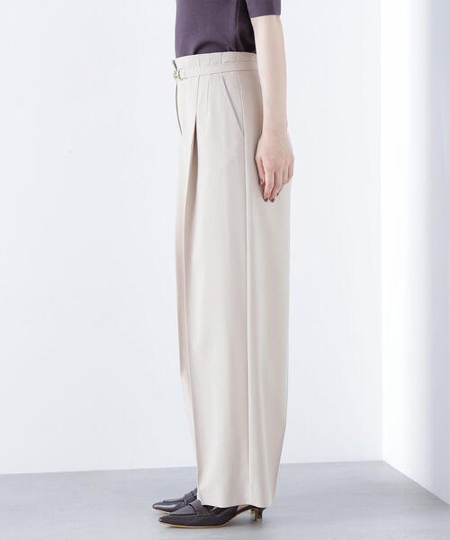 NATURAL BEAUTY BASIC（ナチュラルビューティーベーシック）の「◇ビットベルトワイドパンツ（その他パンツ・レディース・ネイビー/ライトグリーン/ベージュ・P/S/MEDIUM/SMALL）」の16枚目の写真
