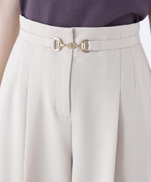 NATURAL BEAUTY BASIC（ナチュラルビューティーベーシック）の「◇ビットベルトワイドパンツ（その他パンツ・レディース・ネイビー/ライトグリーン/ベージュ・P/S/MEDIUM/SMALL）」の19枚目の写真