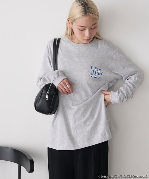 【GOOD ROCK SPEED】NYCバックロゴT グレー forksy.】【GOOD ROCK SPEED】グッドロックスピード 別注 NYC