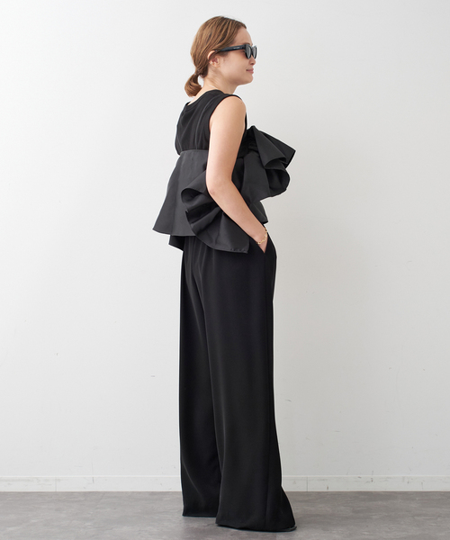 ドゥーズィエムクラス Straight ワイドパンツ 38 Deuxieme Classe（ドゥーズィエムクラス）の「W cross straight