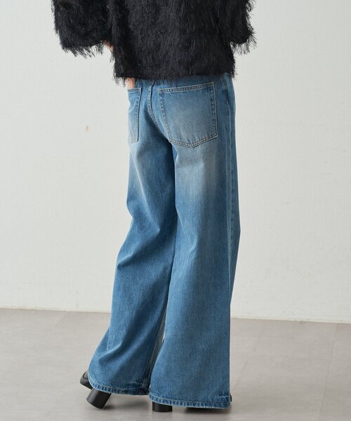 LOUNGEDRESS(ラウンジドレス)の「ハイウエストデニムパンツ(デニムパンツ・レディース・ブルー・SMALL/MEDIUM)」の14枚目の写真
