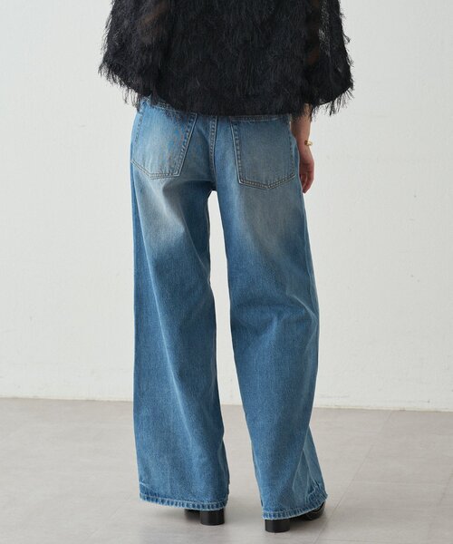 LOUNGEDRESS(ラウンジドレス)の「ハイウエストデニムパンツ(デニムパンツ・レディース・ブルー・SMALL/MEDIUM)」の15枚目の写真