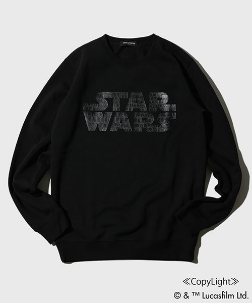 NANO universe(ナノユニバース)の「別注 Star Wars Sweat(スウェット・メンズ・ホワイト/ブラック・MEDIUM/SMALL/LARGE)」の2枚目の写真