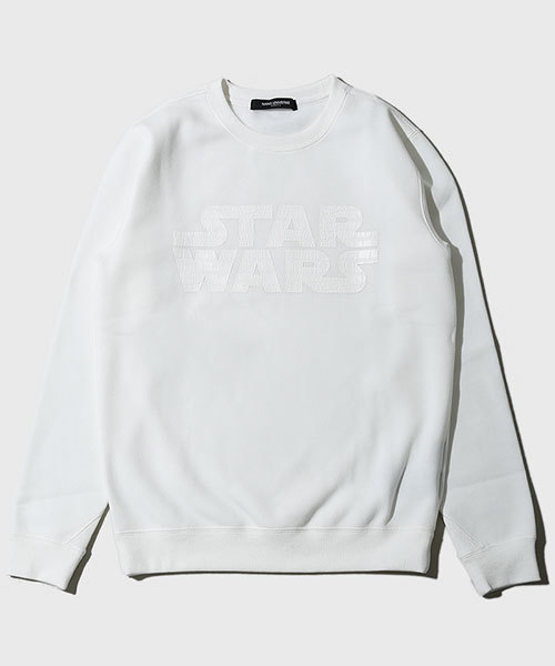 NANO universe(ナノユニバース)の「別注 Star Wars Sweat(スウェット・メンズ・ホワイト/ブラック・MEDIUM/SMALL/LARGE)」の5枚目の写真