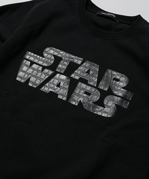 NANO universe(ナノユニバース)の「別注 Star Wars Sweat(スウェット・メンズ・ホワイト/ブラック・MEDIUM/SMALL/LARGE)」の8枚目の写真