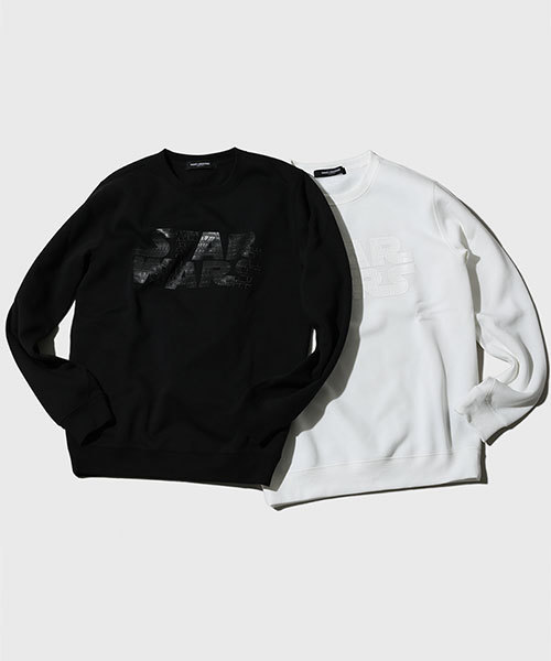 NANO universe(ナノユニバース)の「別注 Star Wars Sweat(スウェット・メンズ・ホワイト/ブラック・MEDIUM/SMALL/LARGE)」の4枚目の写真
