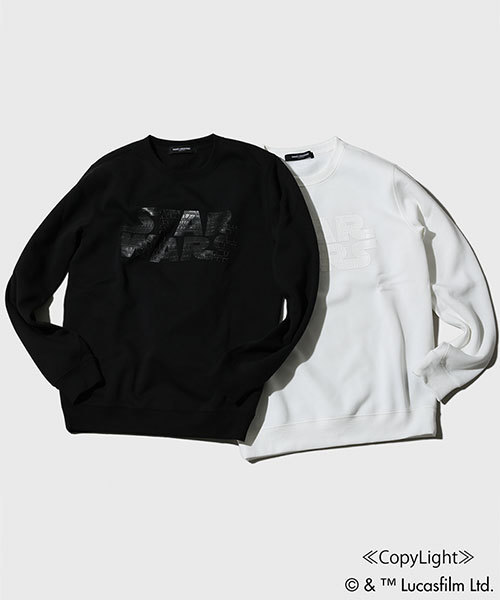 NANO universe(ナノユニバース)の「別注 Star Wars Sweat(スウェット・メンズ・ホワイト/ブラック・MEDIUM/SMALL/LARGE)」の15枚目の写真