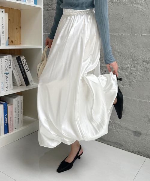 Ada.（エイダ）の「サテン バルーン ロングスカート（スカート）」 - WEAR