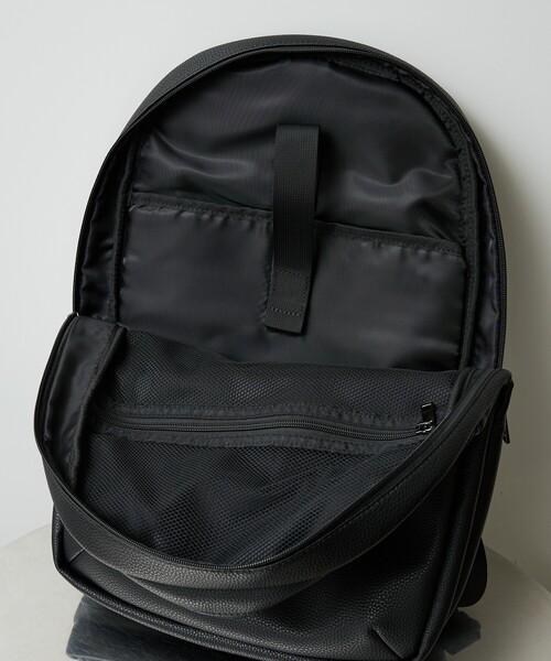 ABAHOUSE（アバハウス）の「【WEB別注】シボレザー スマートリュック / バックパック / 15.0インチPC対応 / A4サイズ対応可能（バックパック/リュック・メンズ・ネイビー/ブラック/グレー・フリー）」の22枚目の写真