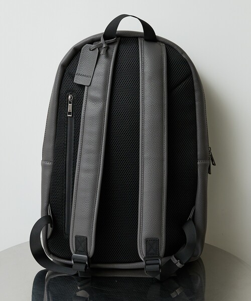 ABAHOUSE（アバハウス）の「【WEB別注】シボレザー スマートリュック / バックパック / 15.0インチPC対応 / A4サイズ対応可能（バックパック/リュック・メンズ・ネイビー/ブラック/グレー・フリー）」の12枚目の写真