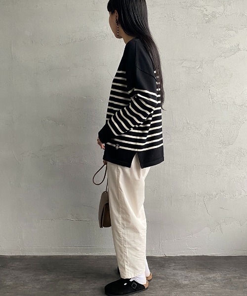 DANTON（ダントン）の「[DANTON/ダントン] ストレッチコーデュロイ イージーパンツ（その他パンツ・レディース・アイボリー/ダークブルー/ダークグレー/オレンジ・36）」の13枚目の写真