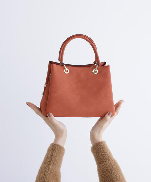 NATURAL BEAUTY BASIC(ナチュラルビューティーベーシック)の「◇【Oggi掲載】ヌベラアイレットトートバッグ(トートバッグ・レディース・ワイン/ブラック/ベージュ・フリ-)」の9枚目の写真