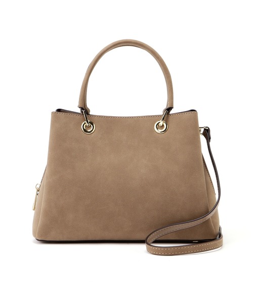 NATURAL BEAUTY BASIC(ナチュラルビューティーベーシック)の「◇【Oggi掲載】ヌベラアイレットトートバッグ(トートバッグ・レディース・ワイン/ブラック/ベージュ・フリ-)」の4枚目の写真