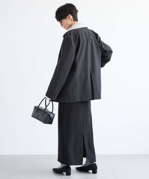 BARNYARDSTORM（バンヤードストーム）の「BARNYARDSTORM / ダブルジャケット / セットアップ対応 【「BABALOG」チャンネルご紹介アイテム】（テーラードジャケット・レディース・チャコール/ブラック・S/M）」の17枚目の写真