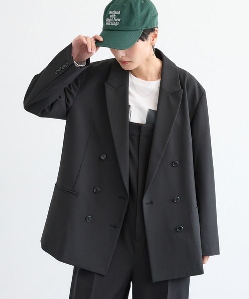 BARNYARDSTORM（バンヤードストーム）の「BARNYARDSTORM / ダブルジャケット / セットアップ対応 【「BABALOG」チャンネルご紹介アイテム】（テーラードジャケット・レディース・チャコール/ブラック・S/M）」の22枚目の写真