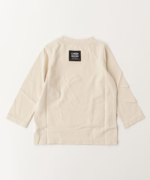 CHEEK ROOM(チークルーム)の「CHEEK ROOM/チークルーム えび祭り ロングTシャツ(Tシャツ/カットソー・キッズ・アイボリー/ピンク/ブルー・80cm/90cm/100cm/110cm/120cm/130cm)」の5枚目の写真