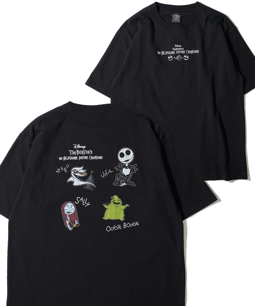 THE NIGHTMARE BEFORE CHRISTMAS】グラフィックプリントTシャツ