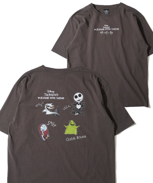 THE NIGHTMARE BEFORE CHRISTMAS】グラフィックプリントTシャツ（T