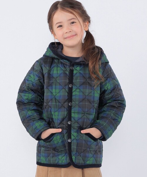 はなさんさま専用★ラベンハム水色 キルティングジャケット 6歳（110-120） SHIPS KIDS別注】LAVENHAM:120～140cm/キルティング ジャケット