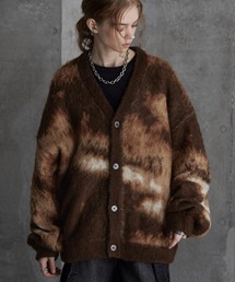 SERACE(セラス)の【SERACE】Loose silhouette abstract shaggy cardigan / ルーズシルエットアブストラクトシャギーカーディガン(カーディガン/ボレロ)