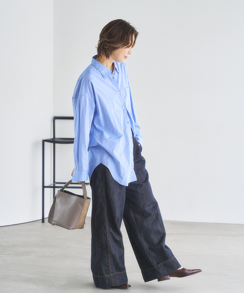 LE TALON（ルタロン）の「MILOS/ミロス S COMBI 2WAYBAG（ハンドバッグ・レディース・ベージュ/ブラック/チャコールグレー・FREE）」の10枚目の写真