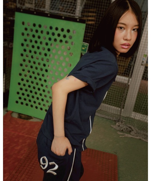 KEBOZ（ケボズ）の「TENJIKU BABY S/S SHIRT（シャツ/ブラウス・レディース・ネイビー・S）」の7枚目の写真
