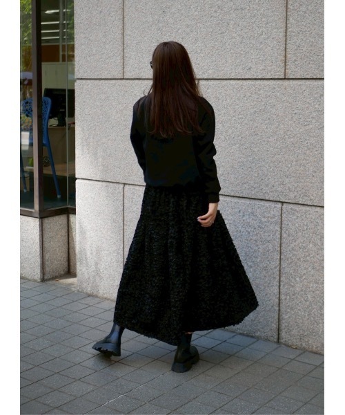 BeBeoD(べベッド)の「パールストーンロゴデザインスウェット(スウェット・レディース・ホワイト/ブラック/グレー・フリー)」の6枚目の写真