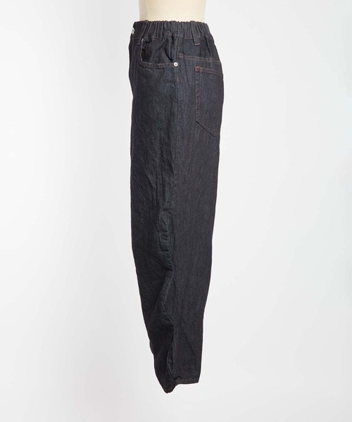 gomme（ゴム）の「【EC限定】ウェーブデニムパンツ（デニムパンツ・レディース・インディゴブルー・MEDIUM）」の10枚目の写真