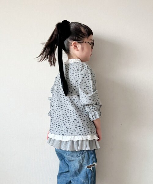 フラワープリント カーディガン ショートパンツセット セール】【WEB