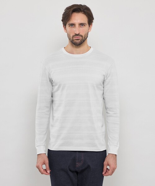 MACKINTOSH LONDON（マッキントッシュ ロンドン）の「タックボーダーロングスリーブTシャツ（Tシャツ/カットソー・メンズ・ネイビー/グレー・XL/L/M）」の6枚目の写真