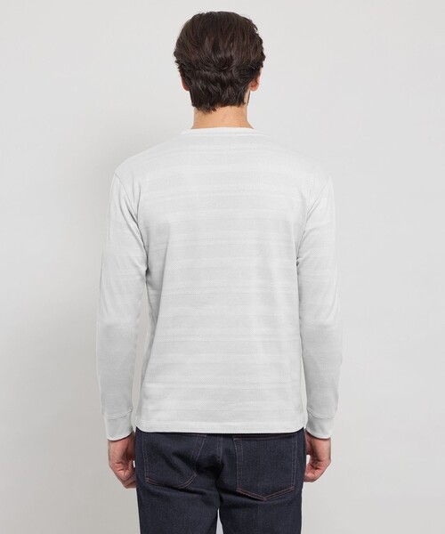 MACKINTOSH LONDON（マッキントッシュ ロンドン）の「タックボーダーロングスリーブTシャツ（Tシャツ/カットソー・メンズ・ネイビー/グレー・XL/L/M）」の8枚目の写真