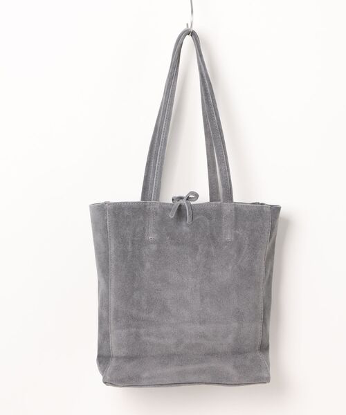 andrea cardone（アンドレアカルドネ）の「【ANDREA CARDONE】スエードミディアムトートバッグ(Q56611)（トートバッグ・レディース・ライトブラウン/グレー/グリーン・ALL）」の4枚目の写真