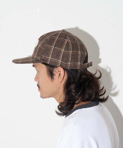 CIAOPANIC（チャオパニック）の「フェイクメルトンロゴキャップ（キャップ・レディース・ネイビー/ブラウン/ボルドー・FREE）」の6枚目の写真