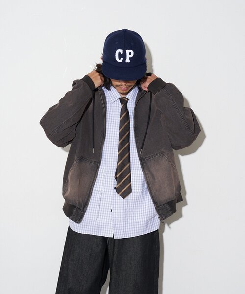 CIAOPANIC（チャオパニック）の「フェイクメルトンロゴキャップ（キャップ・レディース・ネイビー/ブラウン/ボルドー・FREE）」の9枚目の写真