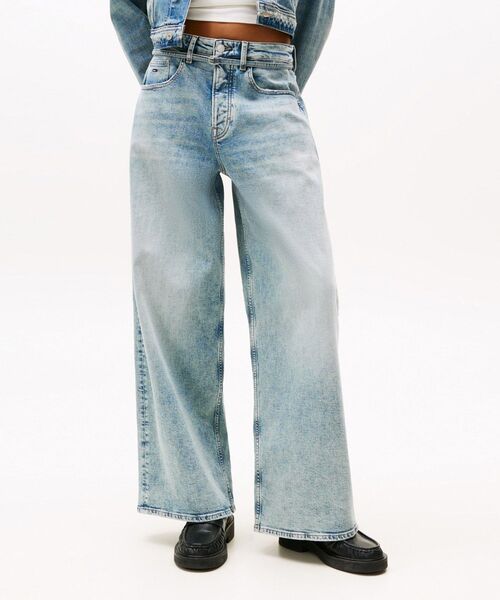  JEANS クレアハイライズワイドジーンズ　2827 NET ViVi掲載アイテム】クレアハイライズワイドジーンズ