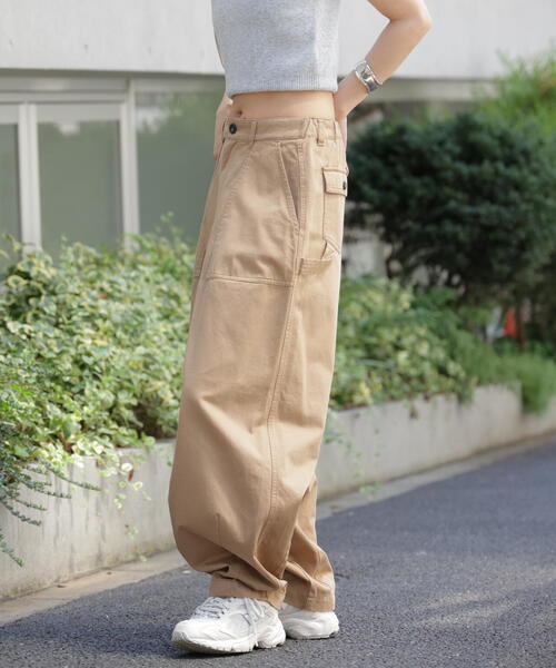 GUNG HO（ガンホー）の「〈フリーズマート別注〉GUNG HO ミリタリーバレルパンツ【低身長サイズ有】（その他パンツ・レディース・ベージュ/カーキ・SMALL/X-SMALL/MEDIUM）」の6枚目の写真