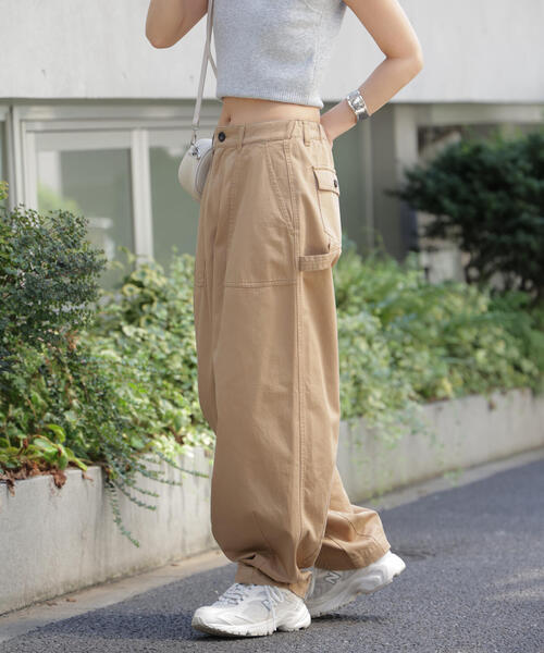 GUNG HO（ガンホー）の「〈フリーズマート別注〉GUNG HO ミリタリーバレルパンツ【低身長サイズ有】（その他パンツ・レディース・ベージュ/カーキ・SMALL/X-SMALL/MEDIUM）」の7枚目の写真