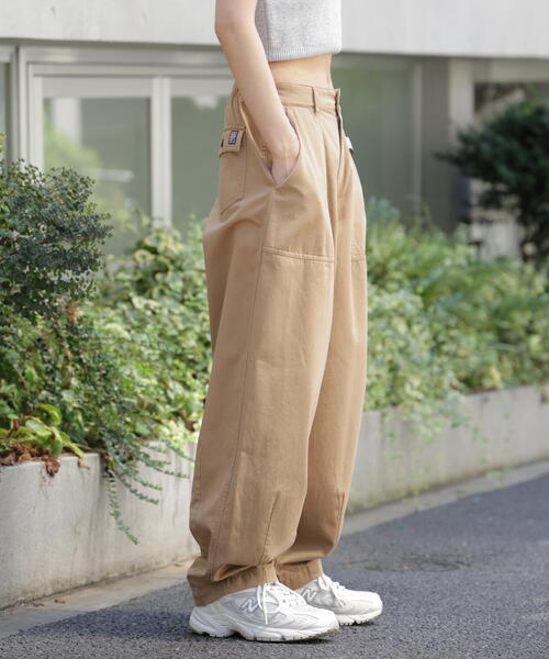GUNG HO（ガンホー）の「〈フリーズマート別注〉GUNG HO ミリタリーバレルパンツ【低身長サイズ有】（その他パンツ・レディース・ベージュ/カーキ・SMALL/X-SMALL/MEDIUM）」の9枚目の写真
