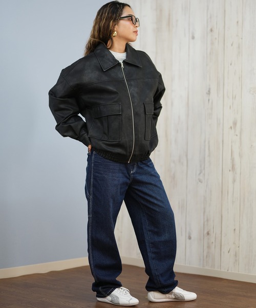 ROXY（ロキシー）の「ROXY/ロキシー MY BEST ジャケット RJK254024（その他アウター・レディース・ブラウン/ブラック・M）」の10枚目の写真