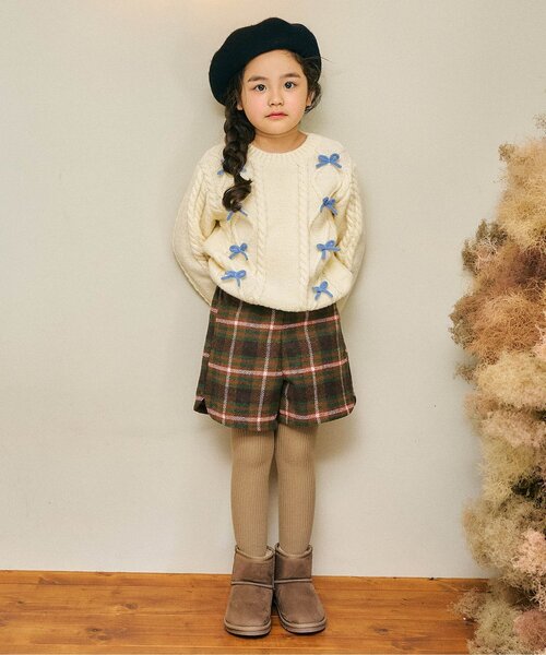 BREEZE(ブリーズ)の「ボアムートンブーツ(ブーツ・キッズ・ブラック/アイボリー/ブラウン/ダークブラウン/ピンク/レインボー/ベージュ・13/14/15 /16/17/18/19/20/21)」の10枚目の写真