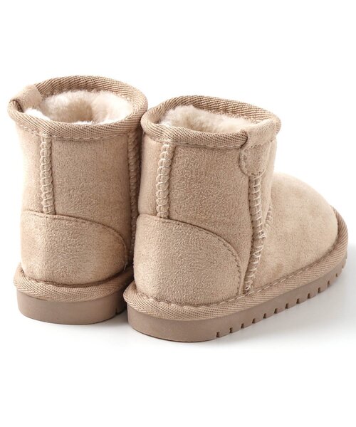 BREEZE(ブリーズ)の「ボアムートンブーツ(ブーツ・キッズ・ブラック/アイボリー/ブラウン/ダークブラウン/ピンク/レインボー/ベージュ・13/14/15 /16/17/18/19/20/21)」の17枚目の写真