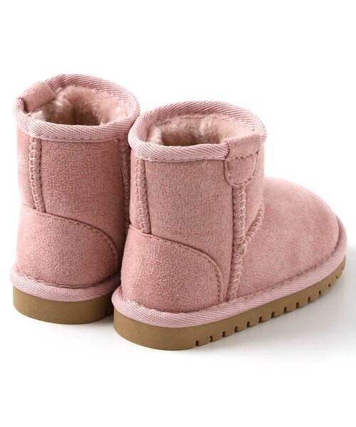 BREEZE(ブリーズ)の「ボアムートンブーツ(ブーツ・キッズ・ブラック/アイボリー/ブラウン/ダークブラウン/ピンク/レインボー/ベージュ・13/14/15 /16/17/18/19/20/21)」の18枚目の写真