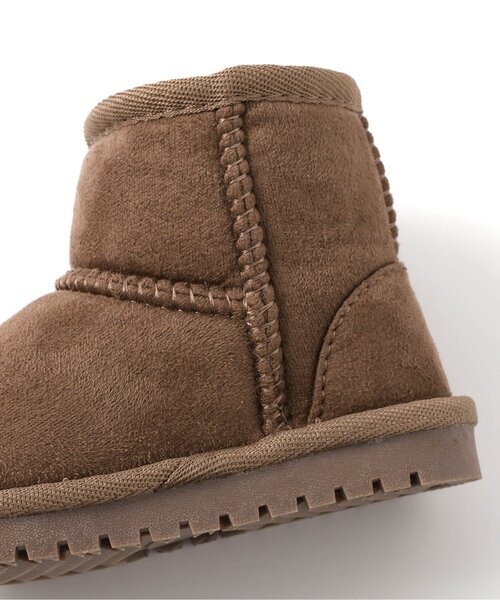 BREEZE(ブリーズ)の「ボアムートンブーツ(ブーツ・キッズ・ブラック/アイボリー/ブラウン/ダークブラウン/ピンク/レインボー/ベージュ・13/14/15 /16/17/18/19/20/21)」の21枚目の写真