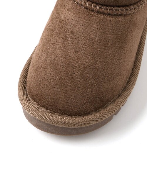 BREEZE(ブリーズ)の「ボアムートンブーツ(ブーツ・キッズ・ブラック/アイボリー/ブラウン/ダークブラウン/ピンク/レインボー/ベージュ・13/14/15 /16/17/18/19/20/21)」の22枚目の写真